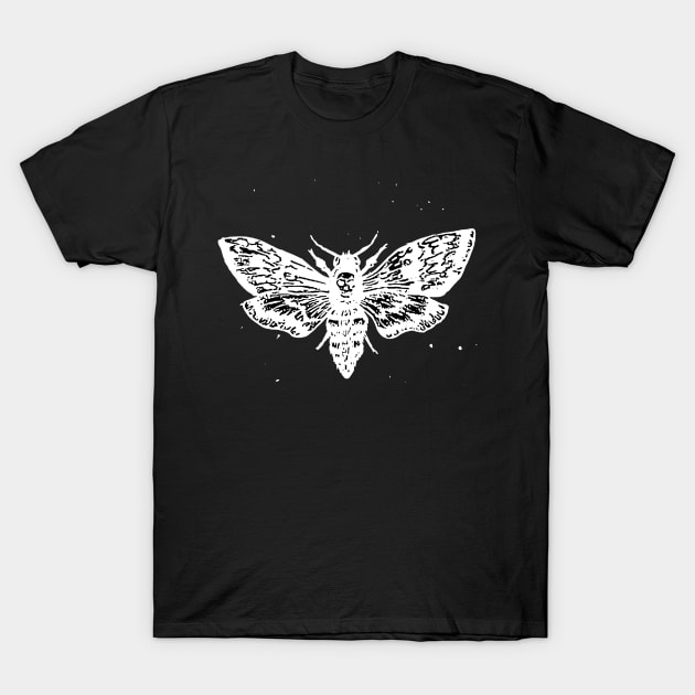 Death Head Moth T-Shirt by BarrySullivan